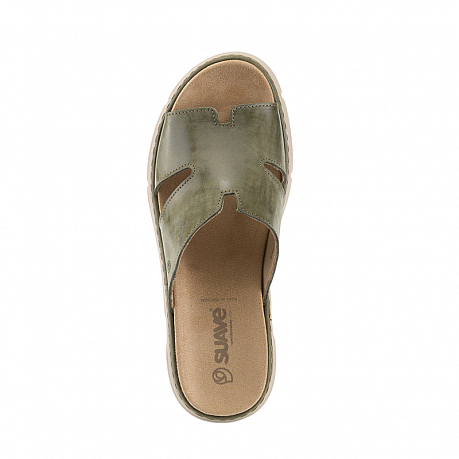 Сабо Suave Mostar женские 12521T-3144 зеленые. Изображение 3 из 4